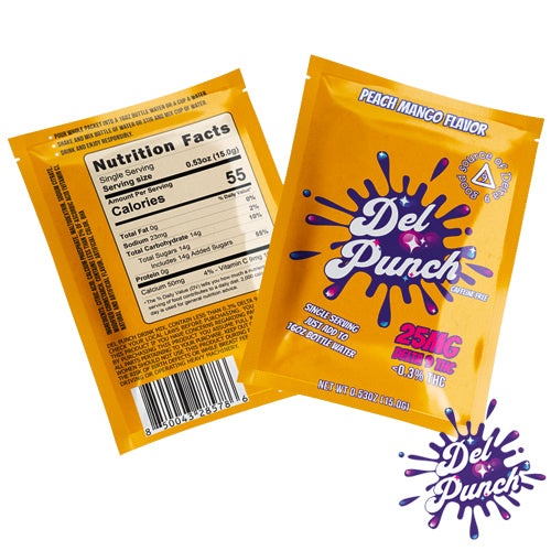 250mg Peach Mango Del Punch D9 Drink Mix