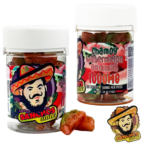 1000mg Δ8 Watermelon Chamoy Gummies
