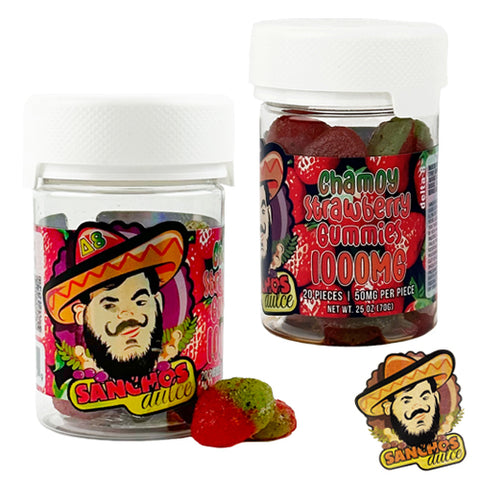 1000mg Δ8 Strawberry Chamoy Gummies