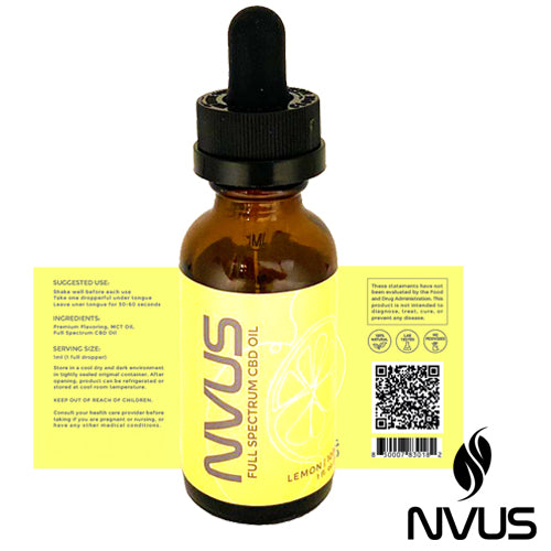 1000mg Lemon Full Spectrum CBD Tincture